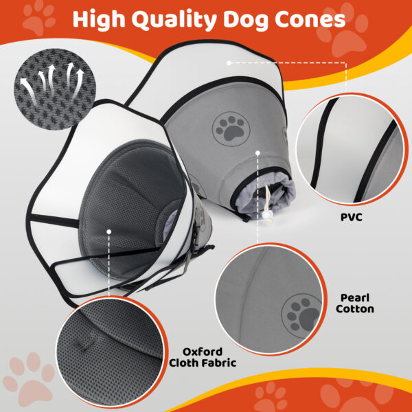 Pet Elizabethan Collar Double Layer - Image 9