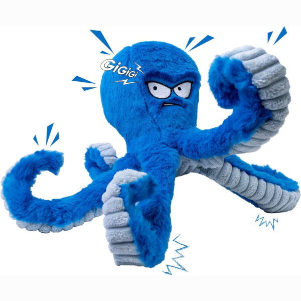 Stuffed Tough Dog Chew Toys Large Dog Toys To Keep Them Busy Interactive Squeaky Toys Tug Of War Crinkle Puppy Dog Toy - Image 5
