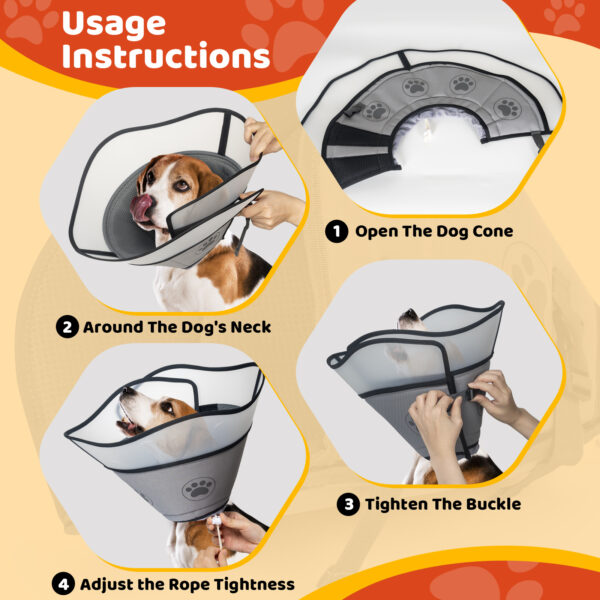 Pet Elizabethan Collar Double Layer - Image 8