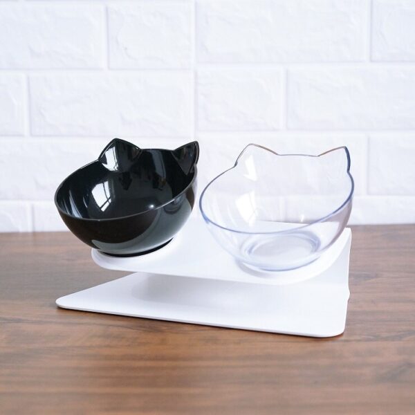 Cat Double Bowl Cat Food Bowl Protects Cervical Vertebra - Image 10