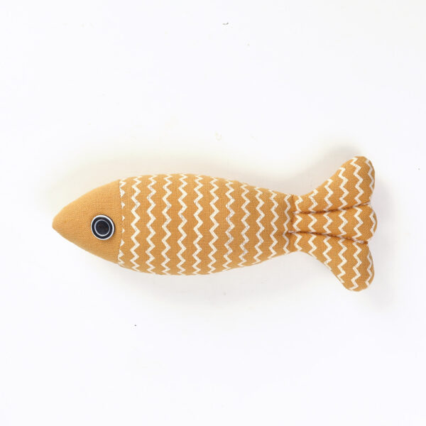 Cat Toy Funny Cat Linen Fish Pillow Self-hey Cat - Image 4