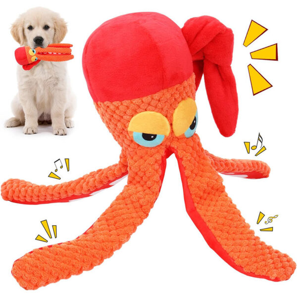 Pet Plush Toy Octopus Dog Puzzle - Image 2