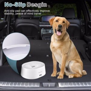 2-liter Pet Drinking Basin With Splash Proof Design, Equipped With A Filter Element For Filtering Water Quality