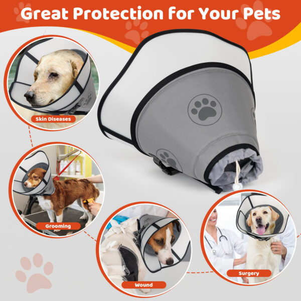 Pet Elizabethan Collar Double Layer - Image 4