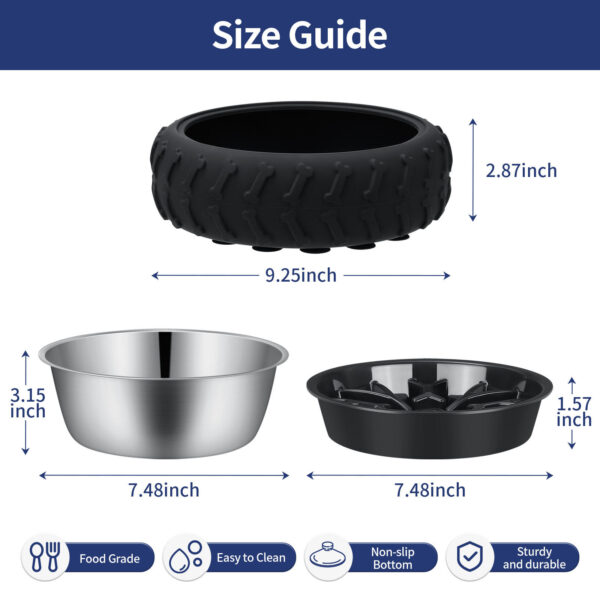 Multifunctional Pet Food Bowl Tire Type - Image 6