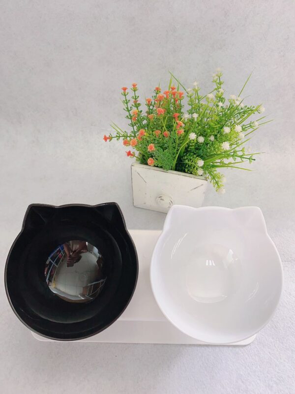 Cat Double Bowl Cat Food Bowl Protects Cervical Vertebra - Image 9