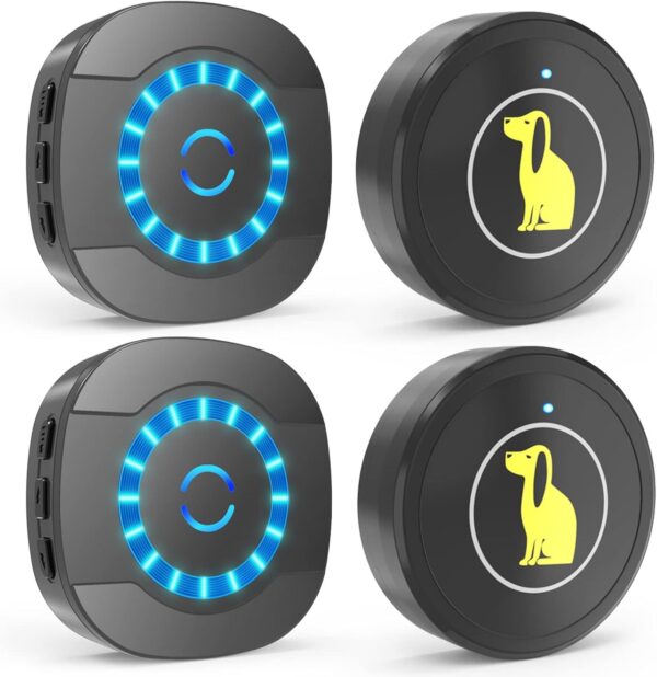 Dog Door Bell, Dog Bell For Training Doggie Door Bell For Dog Puppy Training Sliding Door,Go Outside Doorbell And Waterproof Touch Button - Image 10