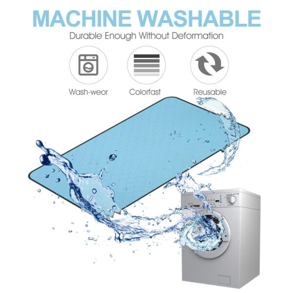 Washable Dog Urine Pad, Waterproof Toilet Training Mat For Dogs, 89.5 X 59.2 Cm - 34.5 In X 23 In, Washable Urine Pad Non-Slip Diaper Pad, For Puppies And Cats, 2 Packs - Image 2