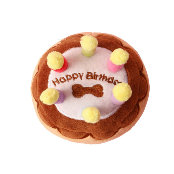 New Product Pet Plush Toy Pet Birthday Candle Cake - Image 3