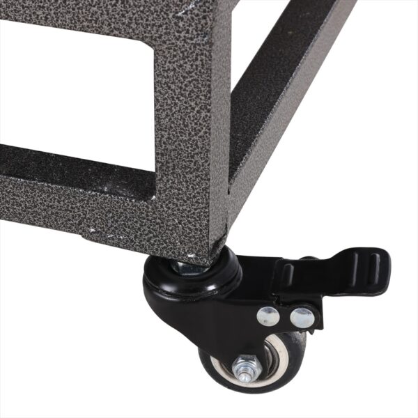 46in Heavy Duty Dog Crate, Furniture Style Dog Crate With Removable Trays And Wheels For High Anxiety Dogs - Image 6
