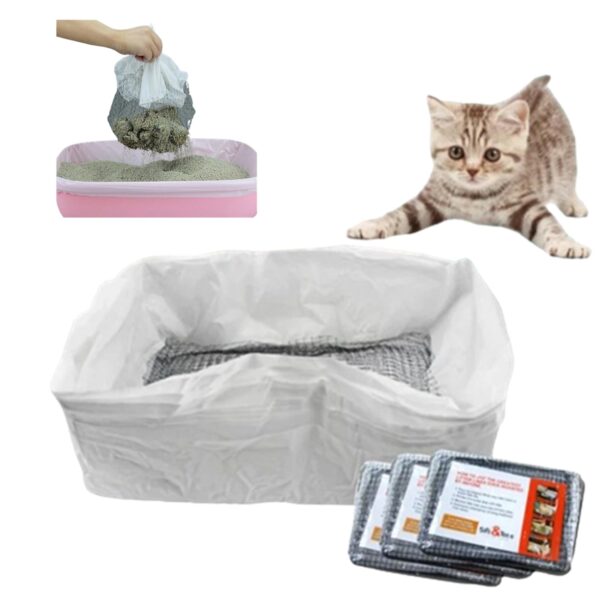 1 Pack Of 10PCS Cat Litter Filter Bags, Cat Litter Filter Bags, Reusable, Washable, Mesh Quick Sift Cat Litter, Not Dirty, EASY To Clea - Image 5