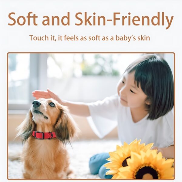 Pet Silicone Collar And Leash Set Comes With A Suitable For Small And Large Dogs, Waterproof And Easy To Clean - Image 5