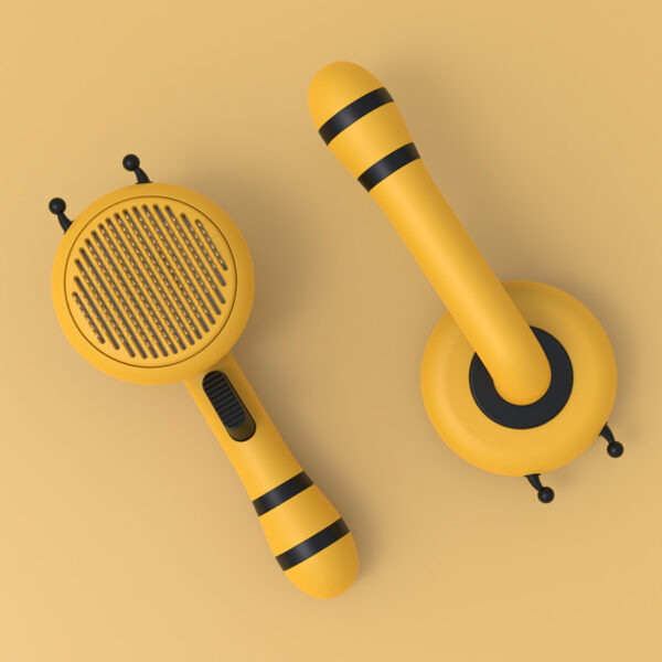 Small Bee Shaped Pet Cat Pin Comb - Image 2