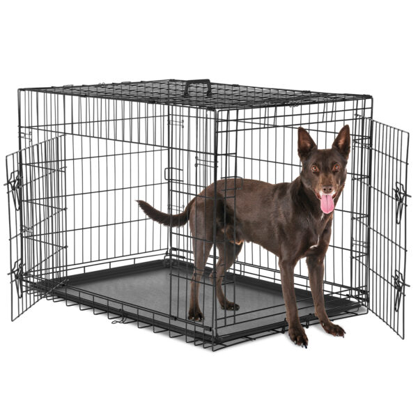 A Dog Cage With Two Doors - Image 2