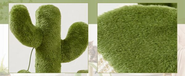 Cactus Shape Natural Sisal Rope Easy To Assemble Green Cat Scratching Post - Image 6