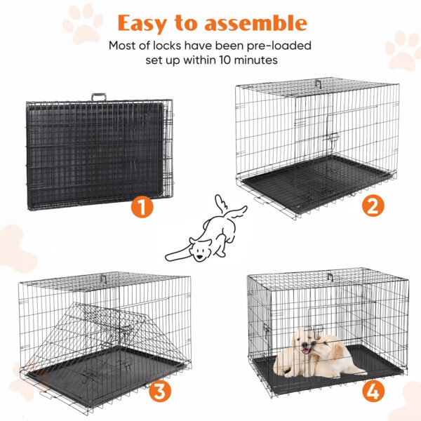 A Dog Cage With Two Doors - Image 5