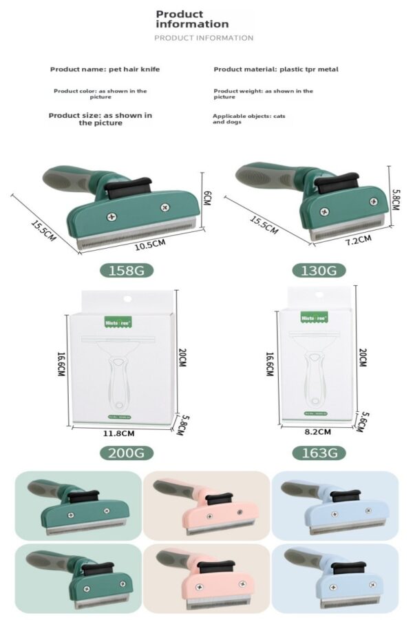 Cat Dog Pet Hair Trimmer Pet Shaving Razor Pet Comb - Image 2
