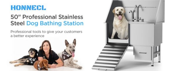 Stainless Steel Dog Bath Table - Image 4