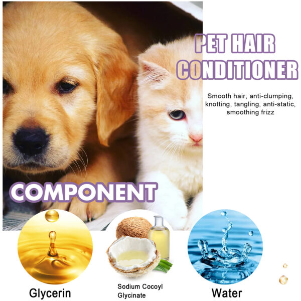 Pet Hair Cleaning And Care, Fluffy And Smooth Without Tangling, Pet Hair Care Cream - Image 2