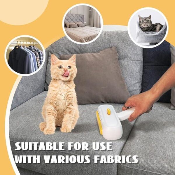 Pet Hair Remover, Reuseable Dog And Cat HairRemover Pet Hair Roller, Cat And Dog HairRemover For Furniture, Couch, Carpet, Clothingand Bedding -Portable Removal Tool Brush Viraldogvacuum Petgroomingbr - Image 5